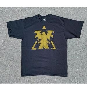 Vtg 2000s World of Warcraft Horde T-Shirt L Blizzard J!NX Y2K Gaming Promo